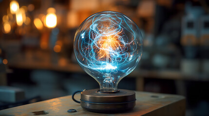 Electrifying Plasma Globe on Display