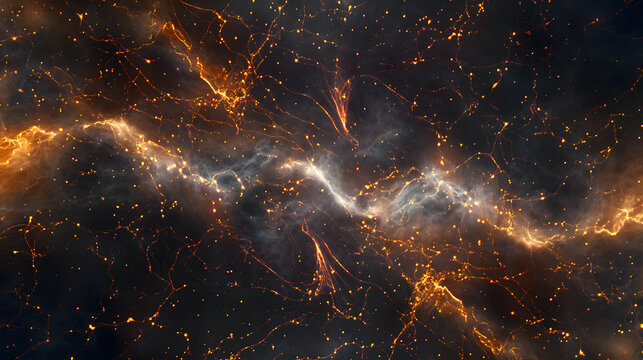 Celestial Veins: An Abstract Cosmic Network