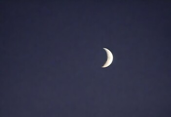 Obraz na płótnie Canvas new moon symbol of holy month Ramadan. Ramadan Mubarak