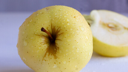 Yellow Apple, sweet, juicy, fresh
