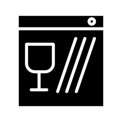 Dishes Kitchen Washer Glyph Icon