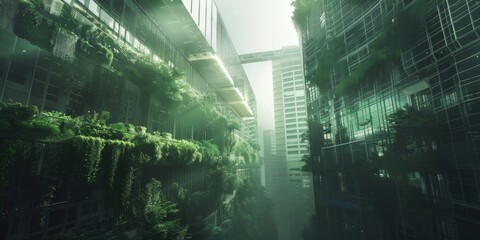 Green City landscaping Generative AI