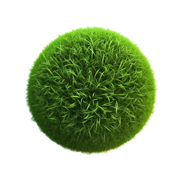 green grass planet on transparent background Remove png