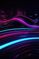 abstract glowing and neon lines futuristic electronic modern technology background for network big data