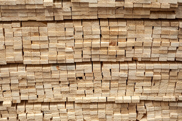 Stack of Wooden Blocks, A pile of wooden blocks is neatly stacked on top of each other