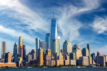 Manhattan cityscape in New York