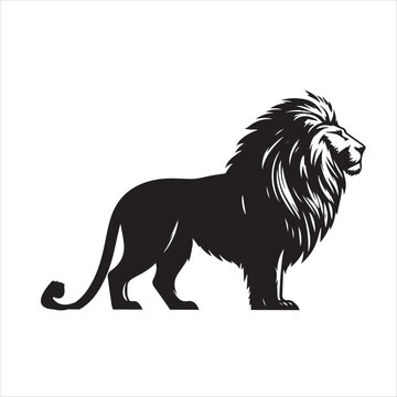 Lion silhouette