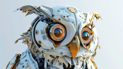 Artistic Assembly of Mechanical Owls: A Collection of Intricately Designed Robotic Birds with Complex Gears and Cogs