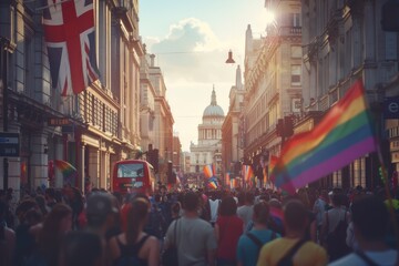 LGBTQ Pride ffs. Rainbow relaxation colorful shift diversity Flag. Gradient motley colored rainbow luminescence LGBT rights parade festival untraditional diverse gender illustration