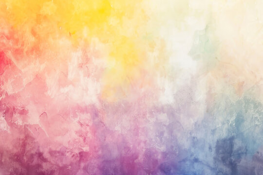 Watercolor background with soft pastel tones, creating a dreamy and artistic atmosphere.