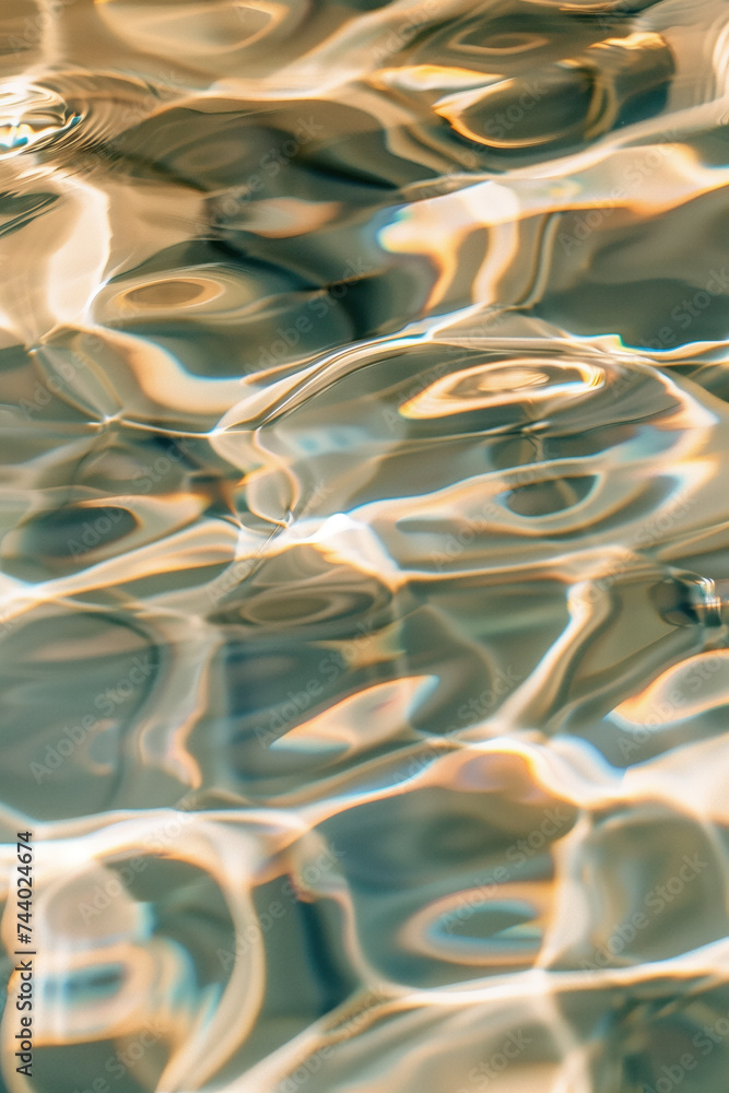 Poster abstract background with reflections and caustics. futuristic background image. created with generat