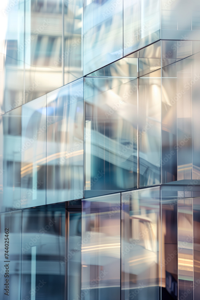 Poster abstract background with reflections and caustics. futuristic background image. created with generat