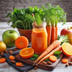 Carrot Elixir A Dive into the Refreshing and Healthy Diet Staple