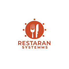 create a smart logo for restaurant systems
