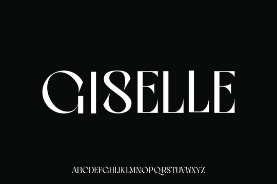 Display alphabet font vector design suitable for headline, poster, magazine, logo, and many more