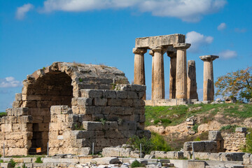 Fototapeta na wymiar Ruins of the Temple of Apollo.