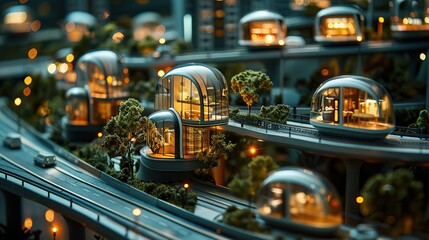 model of the city of the future