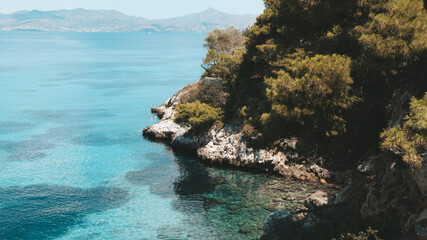 Summer sea in Agistri
