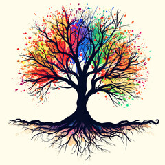 Tree Of Life Minimalism "Generative AI" "AI" "Generative"