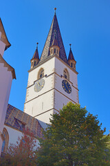 The Lutheran Cathedral of Saint Mary (Catedrala Evanghelică de Confesiune Augustană Sfânta Maria) in Sibiu, Transylvania, Romania