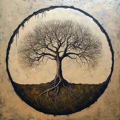 Tree Of Life Minimalism "Generative AI" "AI" "Generative"