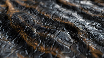 Close Up of Black and Brown Surface