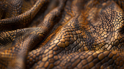 Detailed Close-Up of Elephant Skin