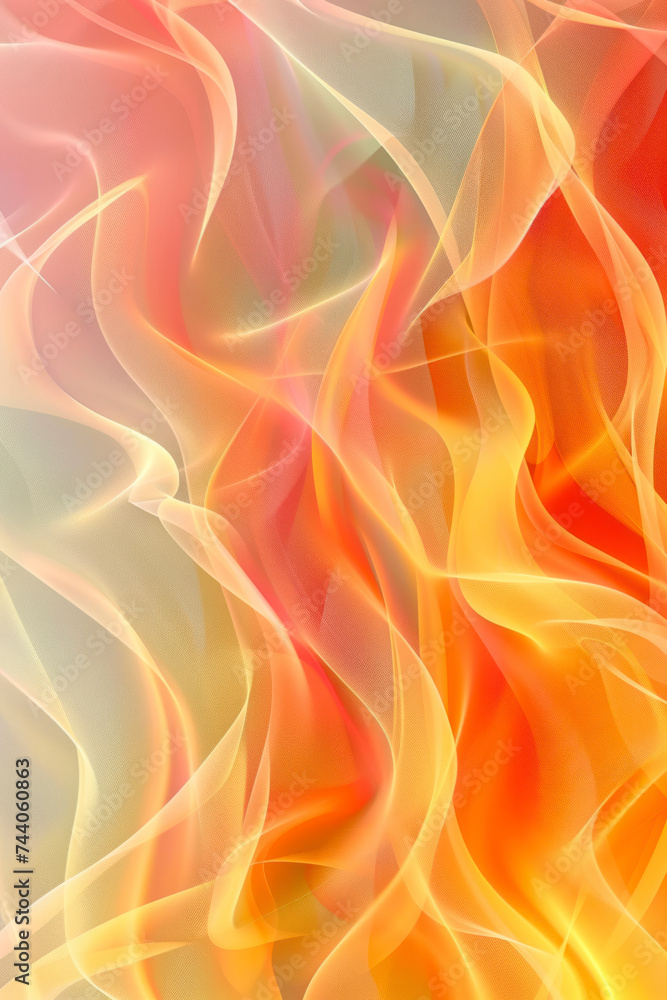 Fototapete vertical abstract waves background with fluid lines and dynamic movement, creating a sense of energy