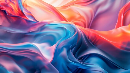 Abstract background of colorful silk or satin texture