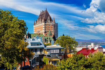 Frontenac Castle in Quebec City - 744063605