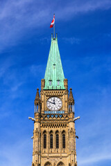 Fototapeta na wymiar Canadian Parliament in Ottawa