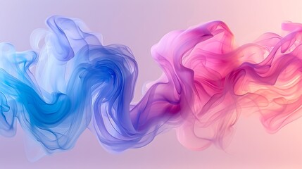 Fototapeta premium Abstrac lines in motion calming colors