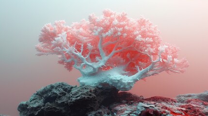  a coral on a coral reef with corals and corals growing out of the coral and corals growing out of the water and corals growing out of the coral.