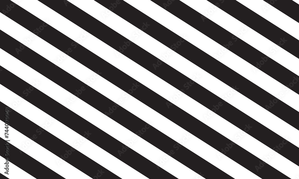 Poster stripes diagonal pattern. white on black. pattern with oblique black lines vector illustration.