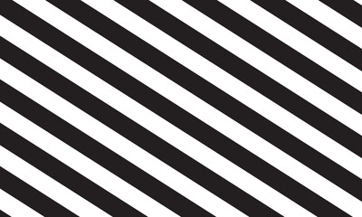 Stripes diagonal pattern. White on black. pattern with oblique black lines Vector illustration.  - obrazy, fototapety, plakaty