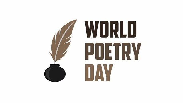 world poetry day animation video poetry day animated