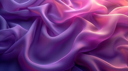  a close up of a purple and pink fabric with a light reflection on the top of the fabric and the bottom of the image of the fabric is blurry.