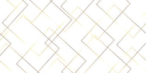 Geometric vector pattern, repeating thin linear square diamond shape and rectangle. abstract golden colors with lines pattern texture business background.