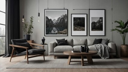 modern creative living room interior design backdrop ideas concept house beautiful background elevation of sofa with decorative photo paint frame full wall background