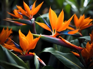 Obraz premium Bird of Paradise Flowers 