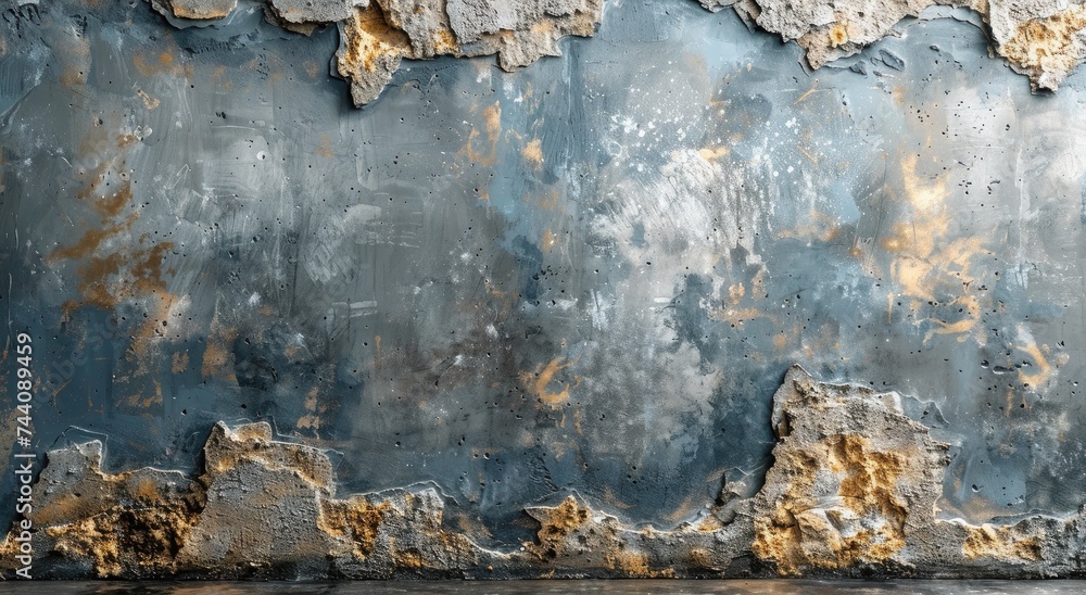 Poster a broken barrier, revealing a chaotic and vulnerable interior, evoking feelings of fragmentation and