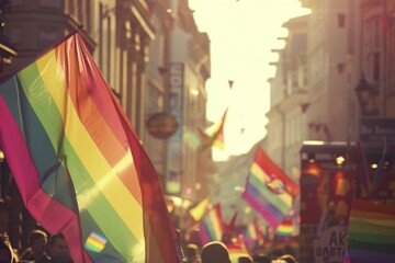 LGBTQ Pride vanilla white. Rainbow stillness colorful dark shape diversity Flag. Gradient motley...