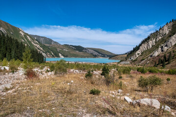 lake in the mountains