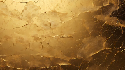Shiny yellow gold foil abstract background