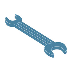 Isolated wrench icon Vector
