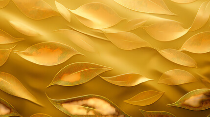 Shiny yellow gold foil abstract background