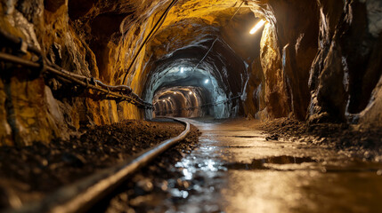 gold mine interior