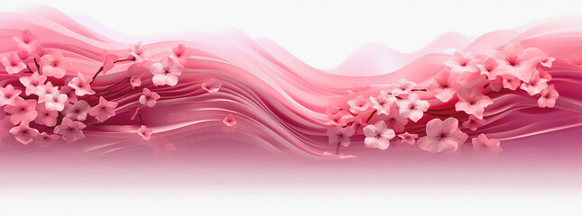 春の桜の美しいイメージ素材