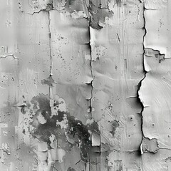 Seamless abstract grey vintage paint peel off texture pattern background