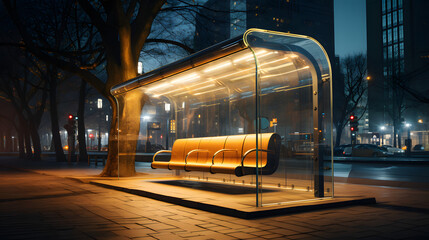 citylight on bus stop